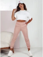 Dámské tepláky FASHIONCORE růžové FashionStreet UY2160 Dámské tepláky FASHIONCORE růžové FashionStreet UY2160