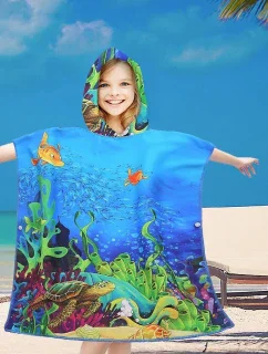 dětské plážové pončo s kapucí model 20965682 - Cotton World