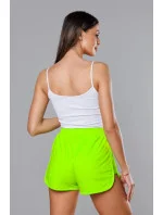 Dámské sportovní šortky v neonově zelené barvě (8K951-153) Dámské sportovní šortky v neonově zelené barvě (8K951-153)