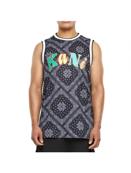 Woven Signature Paisley Basketball Tank M model 19066917 Košile - Karl Kani Woven Signature Paisley Basketball Tank M model 19066917 Košile - Karl Kani
