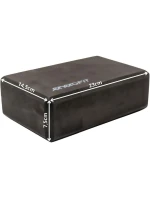 CVIČEBNÍ BLOK JÓGA PILATES FITNESS BLOK ČERNÝ ENERO FIT