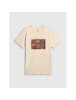 T-shirt regular z nadrukiem męski 4F 4FRSS26TTSHM4238-11S T-shirt regular z nadrukiem męski 4F 4FRSS26TTSHM4238-11S