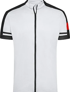 JN Pánské cyklistické tričko se zipem 02.0 white model 22486707 - Daiber