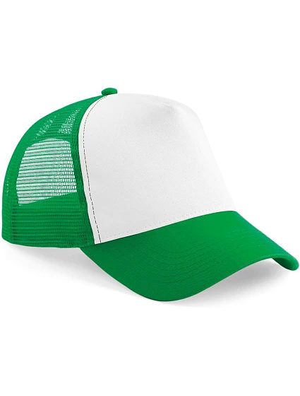 Beechfield B 640 5 panelová Trucker kšiltovka 53.0640 pure green/white Beechfield B 640 5 panelová Trucker kšiltovka 53.0640 pure green/white