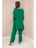 Sada halenky + kalhot s přívěskem zelený Sada halenky + kalhot s přívěskem zelený