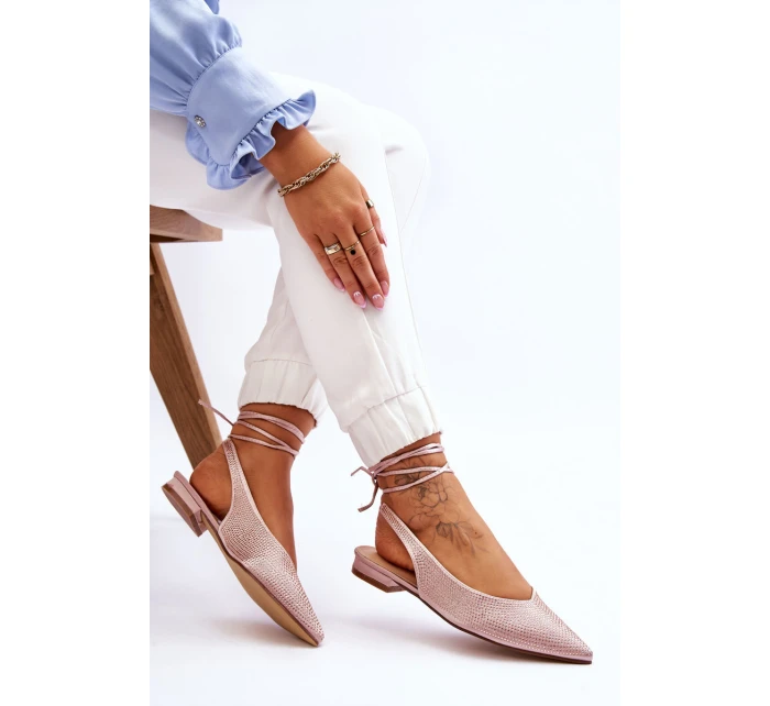 Vázané Baleríny S Béžové model 21612787 - Boto