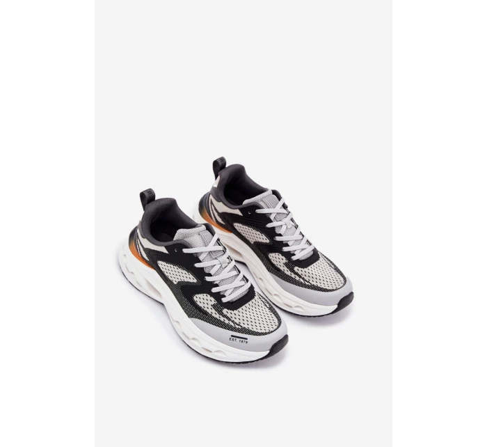 Pánské Sportovní Boty Na Platformě Big Star RR174023 Hi-Poly System Šedé Pánské Sportovní Boty Na Platformě Big Star RR174023 Hi-Poly System Šedé