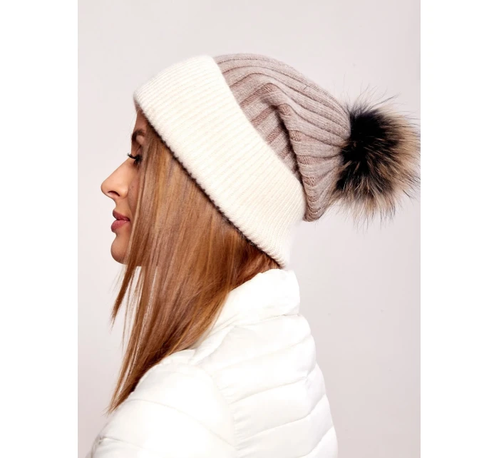 Dámská čepice AT CZ 17230.43 světle hnědá Dámská čepice AT CZ 17230.43 světle hnědá