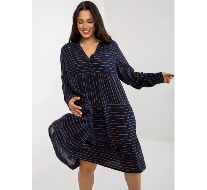 Šaty D73771M30361A2 tmavě modré Šaty D73771M30361A2 tmavě modré