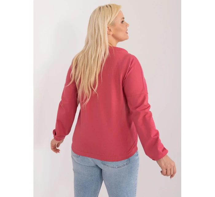 Bluzka RV BZ model 19658558 koralowy - FPrice Bluzka RV BZ model 19658558 koralowy - FPrice