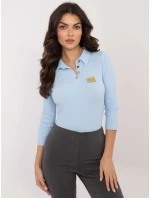 Bluzka RV BZ model 20686435 jasny niebieski - FPrice Bluzka RV BZ model 20686435 jasny niebieski - FPrice