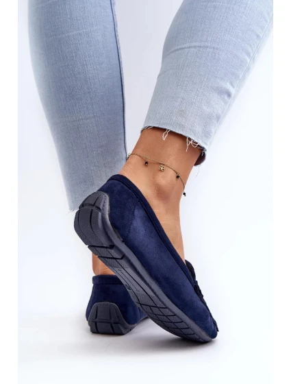 Dámské módní semišové mokasíny tmavě modrá Rabell Dámské módní semišové mokasíny tmavě modrá Rabell