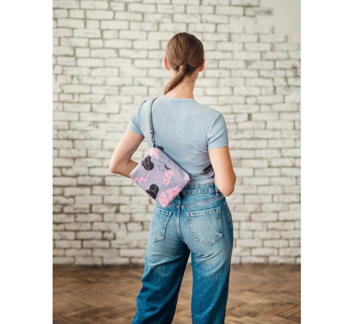 Kabelka VUCH Nuria Flowers Line Grey