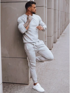 Pánské světle šedé tepláky model 21969516 - Dstreet