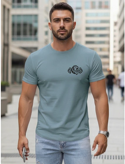Koszulka męska z nadrukiem  model 22156940 - FashionStreet