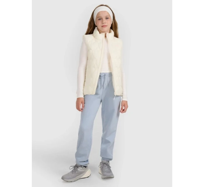 Dívčí rukávy bez rukávů se syntetickou výplní model 21814798 - 4F Dívčí rukávy bez rukávů se syntetickou výplní model 21814798 - 4F