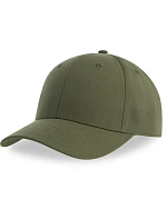 6 panelová baseballová kšiltovka olive model 22479165 - Atlantis Headwear