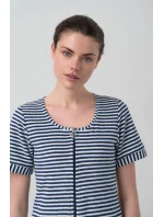 Vamp - Pohodlné celopropínací froté šaty 16930 - Vamp Vamp - Pohodlné celopropínací froté šaty 16930 - Vamp