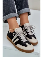 model 21684270 Kožené Nízké Tenisky Dámské Černé - Zazoo model 21684270 Kožené Nízké Tenisky Dámské Černé - Zazoo