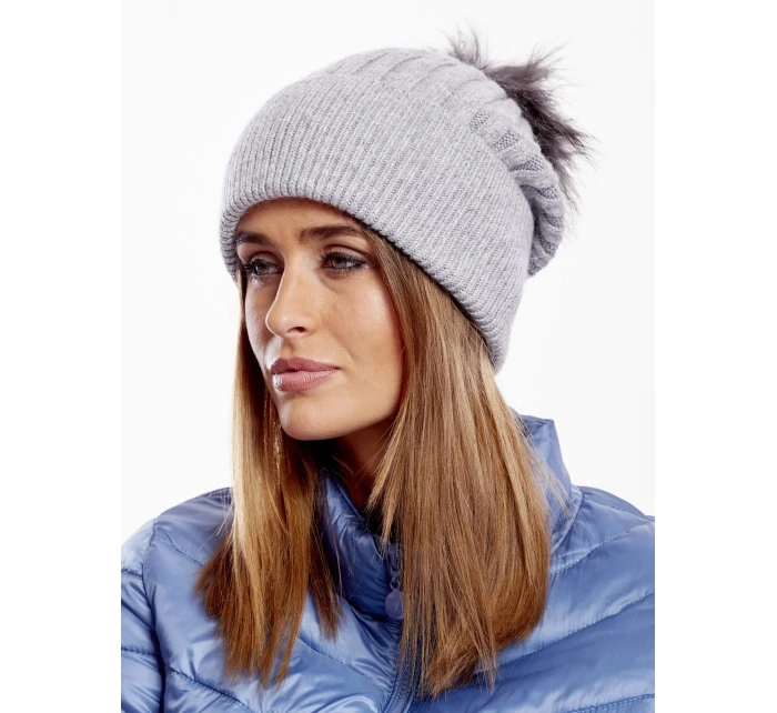 Dámská čepice AT CZ 17230.43 šedá