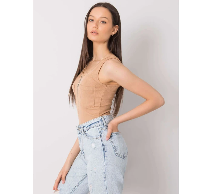 Dámský top DHJ TP 13287.36P velbloud Dámský top DHJ TP 13287.36P velbloud