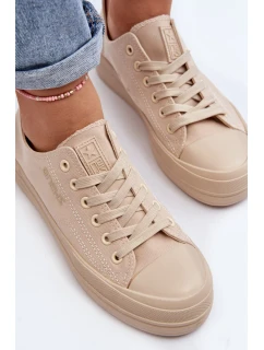 Dámské béžové látkové tenisky Staneva