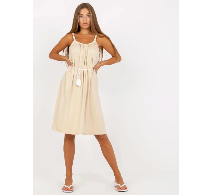 Dámské šaty DHJ SK 20067.96 béžová - FPrice