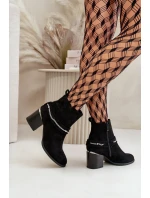 Boty na podpatku model 199288 Step in style Boty na podpatku model 199288 Step in style