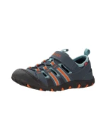 Trollkids Kids Kids Sandefjord Sandal XT dark navy/dusky turquoise/glow orange (668-110) dětské sportovní sandály pro chlapce/dívky