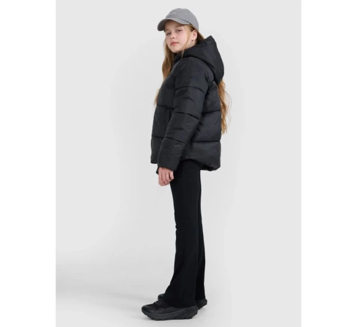 Dívčí péřová bunda se syntetickou výplní model 21757069 - 4F Dívčí péřová bunda se syntetickou výplní model 21757069 - 4F