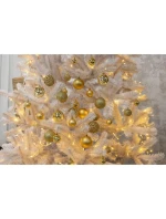 DEKORATIVNÍ PLASTOVÁ CETKA 6CM SADA 35 KS ZLATÁ