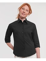 Russell Athletic 946F Elastická halenka s 3/4 rukávem 11.946F black Russell Athletic 946F Elastická halenka s 3/4 rukávem 11.946F black