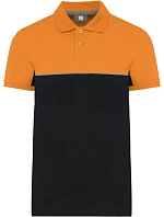 210 Pracovní piqué polo model 22513967 black/orange - WK 210 Pracovní piqué polo model 22513967 black/orange - WK