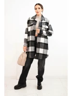 Dámská kostkovaná košile grafitová Dámská kostkovaná košile grafitová