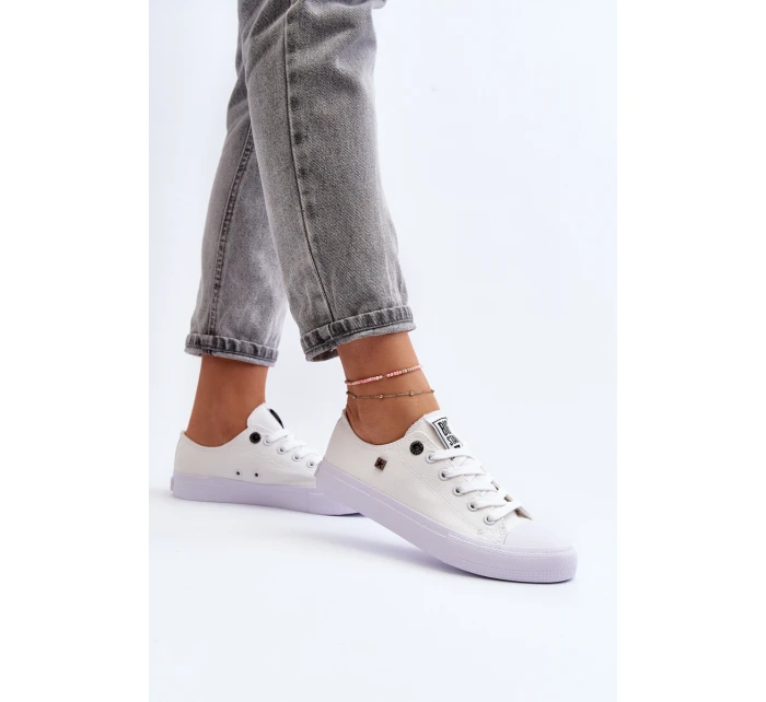 Dámské Klasické Nízké Tenisky BIG STAR AA274010 Bile Dámské Klasické Nízké Tenisky BIG STAR AA274010 Bile