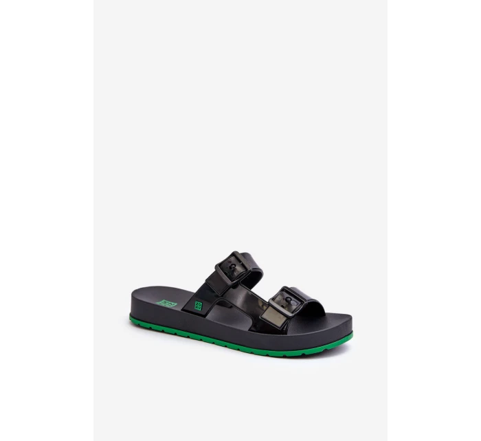 Dámské Sandály Na Ploché Podrážce model 21661889 Černé - Zaxy