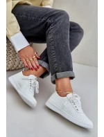 Dámské Ažurové Šněrovací Tenisky Světle Béžové model 21684935 - Boto Dámské Ažurové Šněrovací Tenisky Světle Béžové model 21684935 - Boto