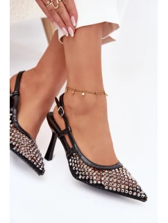 Lodičky s přezkami černé Selinna