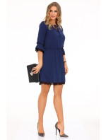 model 17571496 Tmavě modré šaty - Merribel