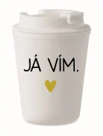 JÁ VÍM. - bílý termohrnek 300 ml