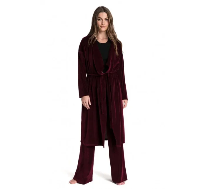 Dámský sametový župan LA087 - Lalupa