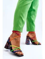 Sandály na podpatku model 193942 Step in style Sandály na podpatku model 193942 Step in style