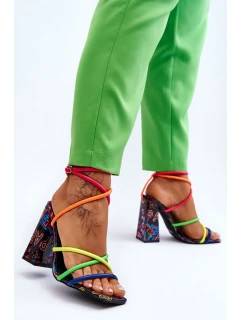 Sandály na podpatku model 193942 Step in style