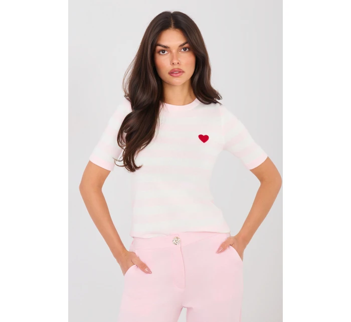 Svetr s krátkým rukávem  model 224318 Factory Price