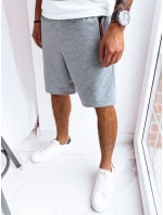 FashionStreet pánské světle šedé teplákové šortky SX2279 FashionStreet pánské světle šedé teplákové šortky SX2279
