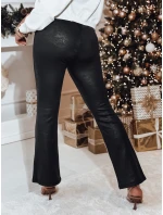 dámské černé voskované kalhoty model 21982114 - Dstreet dámské černé voskované kalhoty model 21982114 - Dstreet