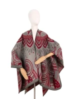 Pončo model 21427317 Paisley Winter - Art of polo