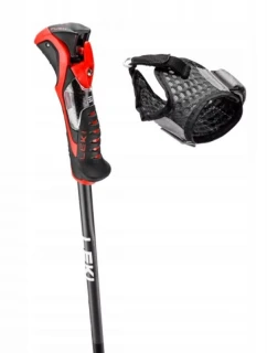 LEKI 3D AIRFOIL černá/červená 120