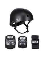 MR290+H230 PŘILBA S CHRÁNIČI ČERNÁ VELIKOST S NILS EXTREME