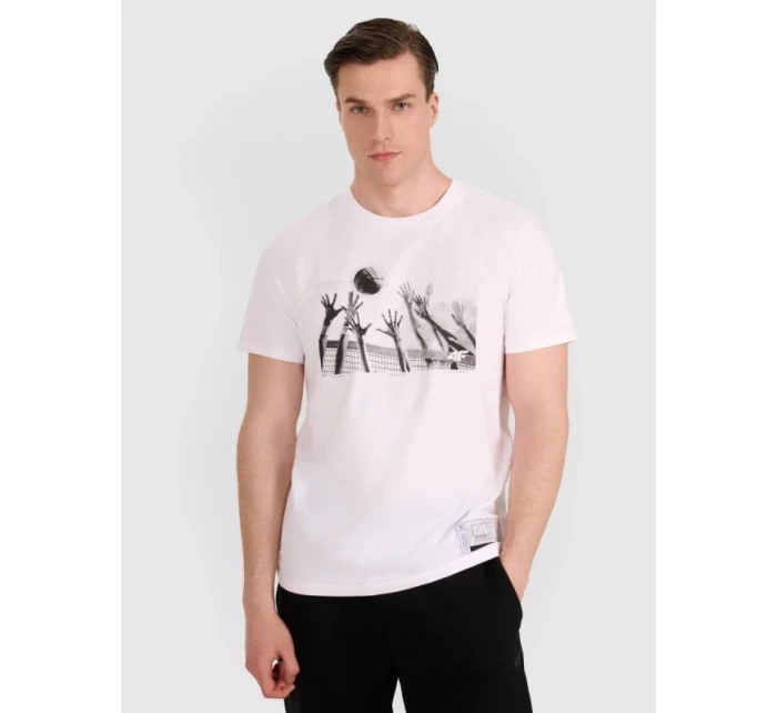 Pánské volejbalové tričko s potiskem model 21756942 - 4F Pánské volejbalové tričko s potiskem model 21756942 - 4F